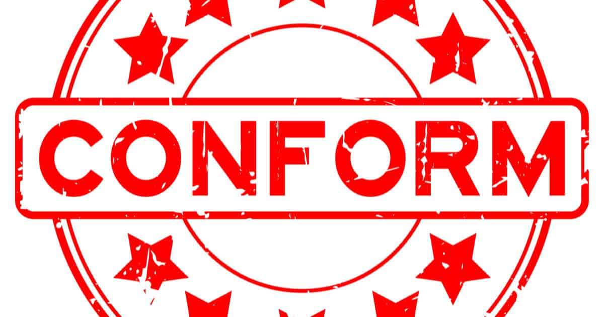 Certificate of conformity (COC)