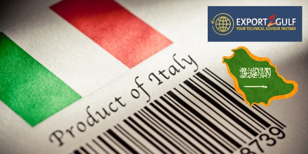 Saudi Arabia Certificate of Conformity Services for Exporters in Italy